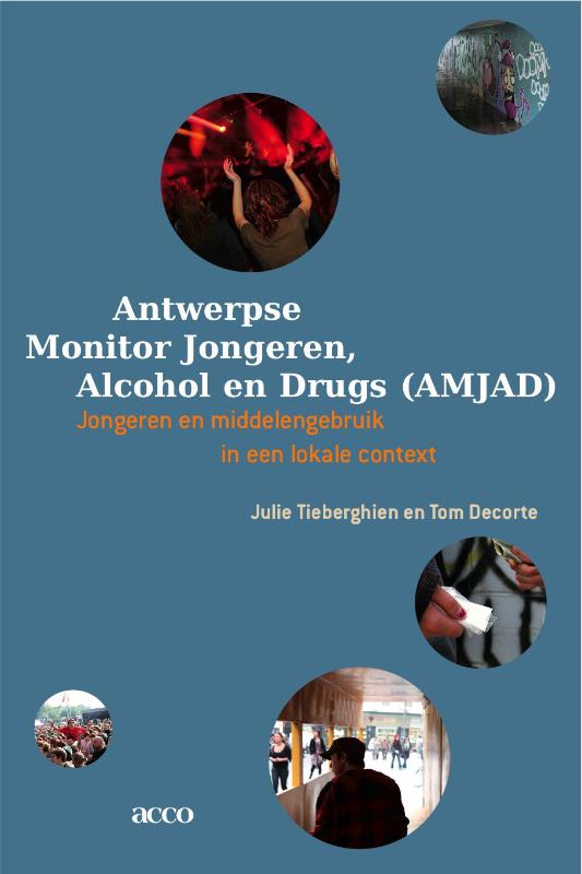 Omslag van Antwerpse monitor jongeren, alcohol en drugs(AMJAD)
