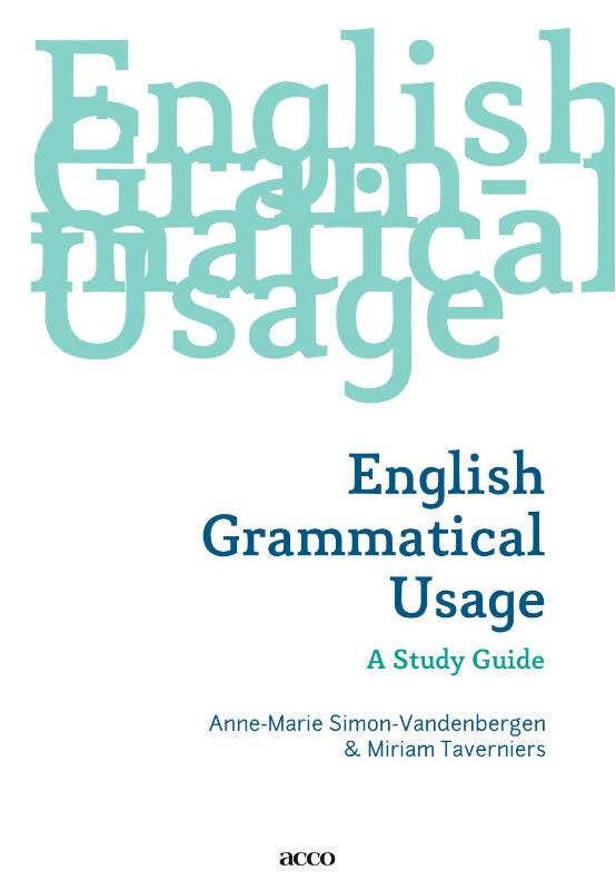 Omslag van English grammatical usage
