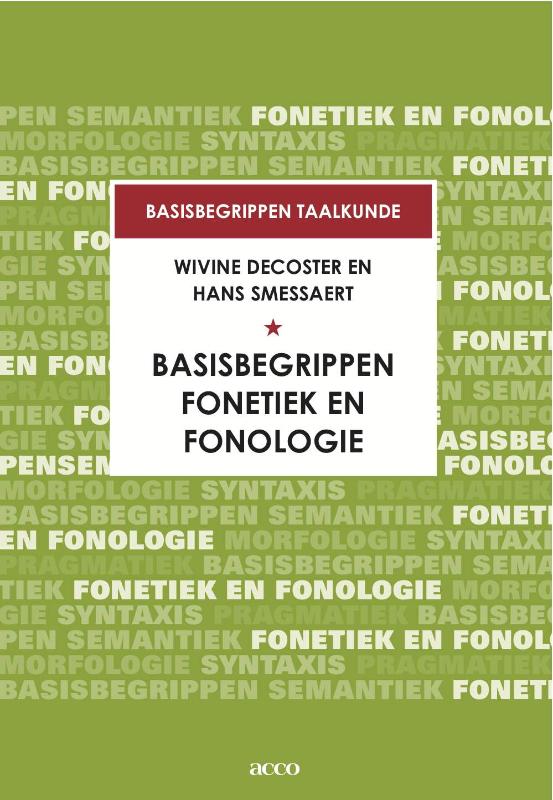 Omslag van Basisbegrippen fonetiek en fonologie