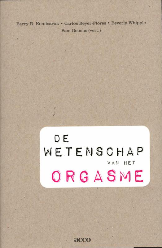Omslag van De wetenschap van het orgasme