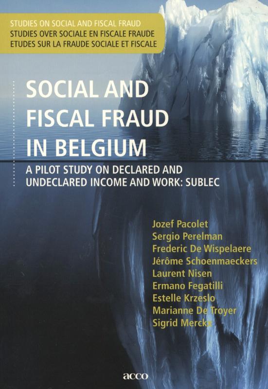 Omslag van Social and fiscal fraud in Belgium