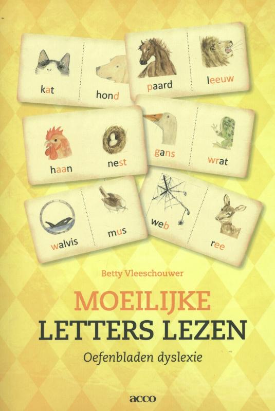 Omslag van Oefenbladen dyslexie