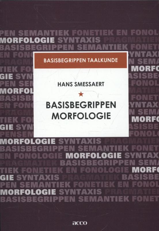 Omslag van Basisbegrippen morfologie