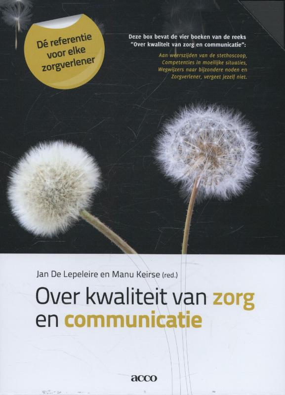 Omslag van Over kwaliteit van zorg en communicatie