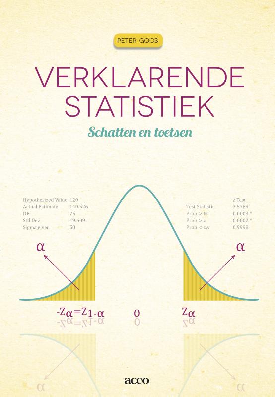 Omslag van Verklarende statistiek