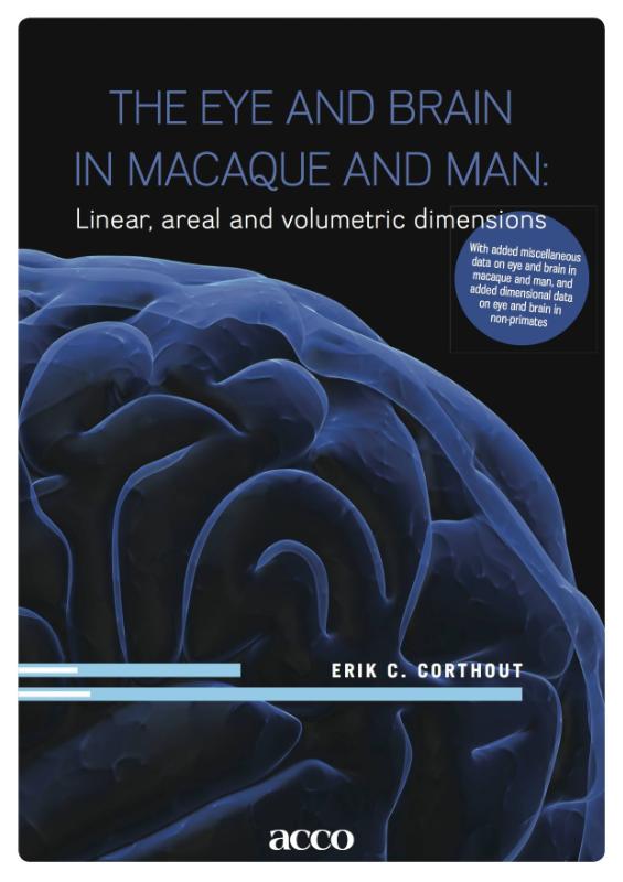 Omslag van The eye and brain in macaque and man