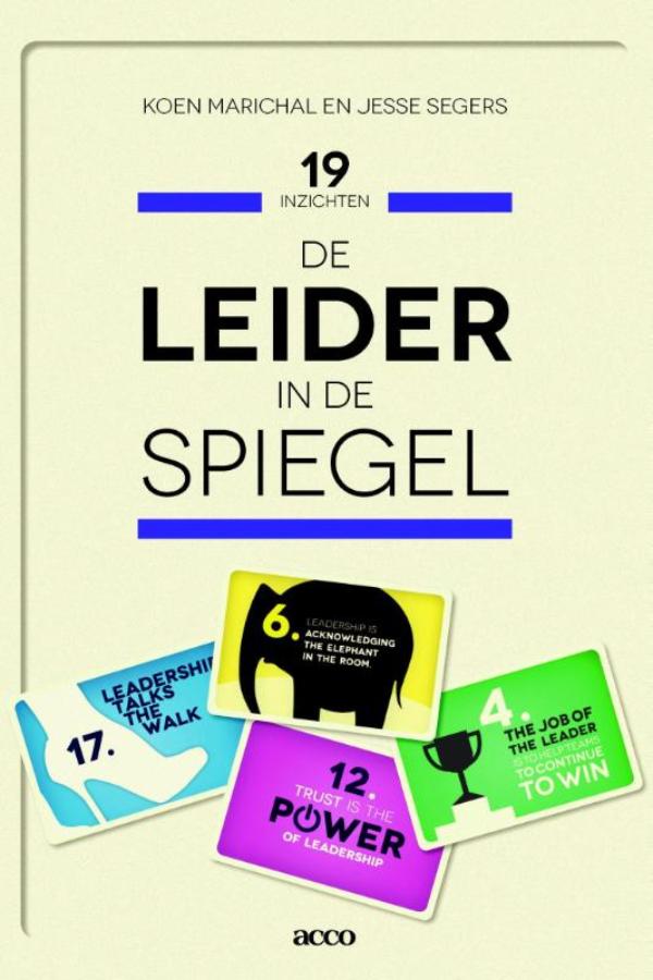 Omslag van De leider in de spiegel
