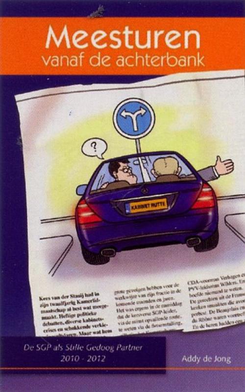 Omslag van Meesturen vanaf de achterbank