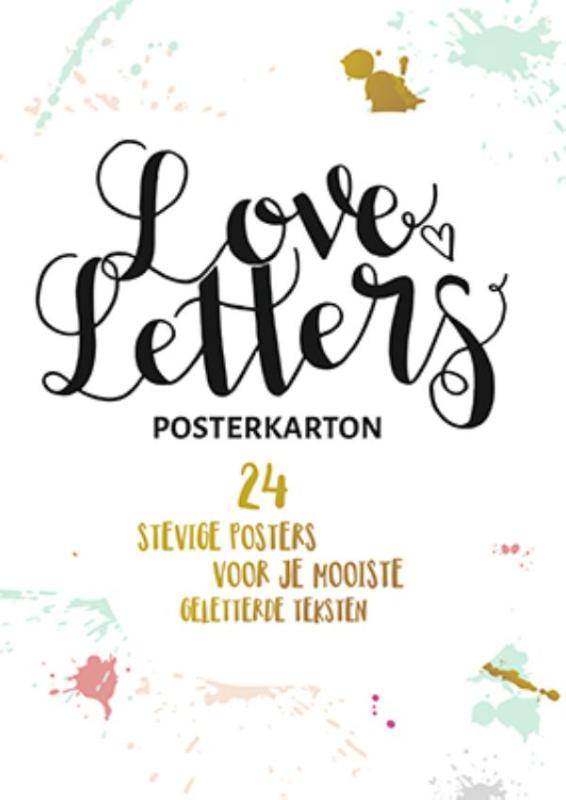 Omslag van Loveletters handletteren posterkarton