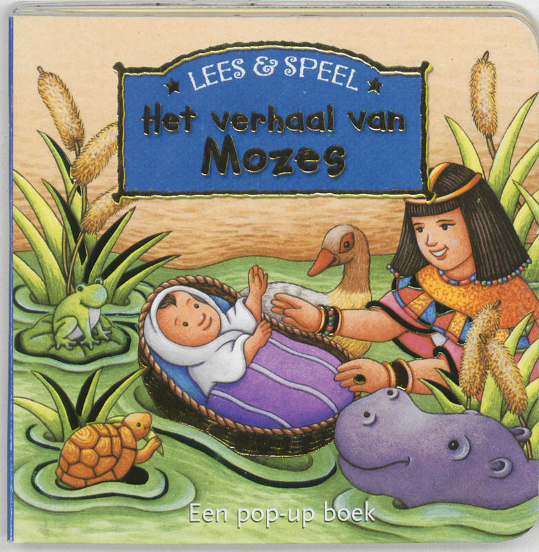 Omslag van Het verhaal van Mozes - pop-up boek