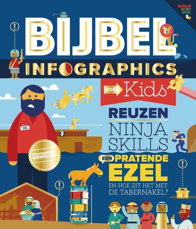 Omslag van Bijbel infographics voor kids
