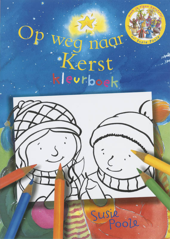 Omslag van Op weg naar Kerst Kleurboek