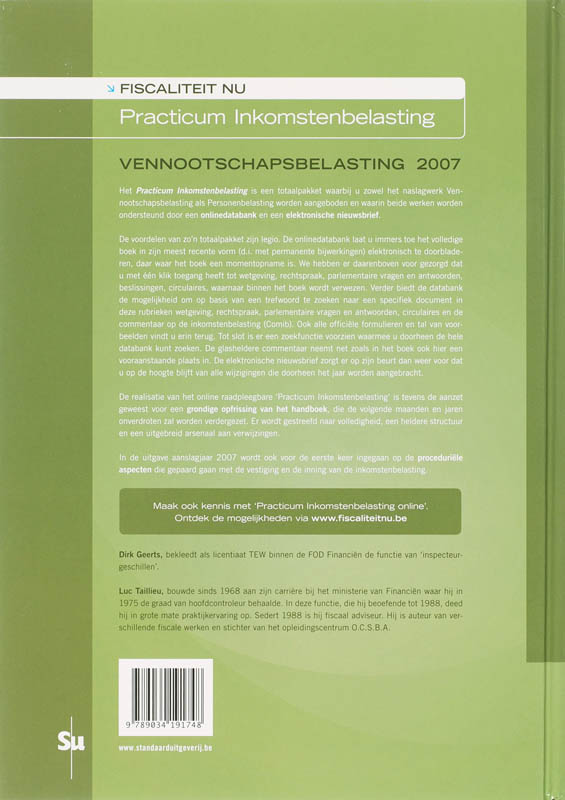 Omslag van Vennootschapsbelasting
