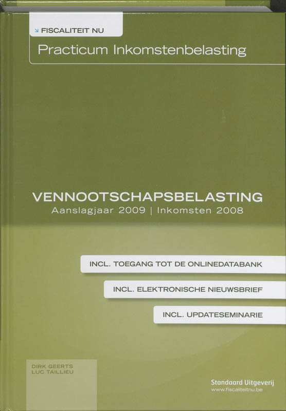 Omslag van Vennootschapsbelasting