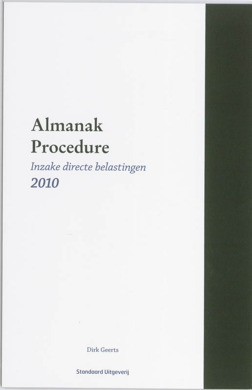 Omslag van inzake directe belastingen