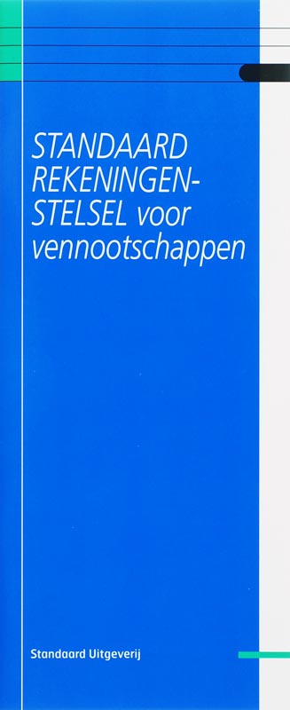 Omslag van Standaard rekeningenstelsel voor VZW's