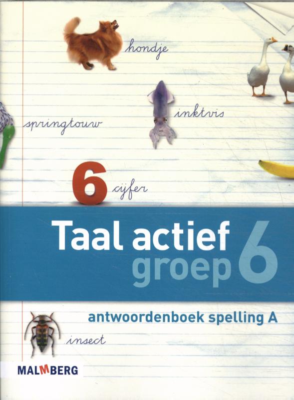 Omslag van Antwoordenboek Spelling A