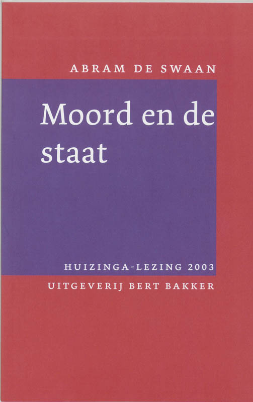 Omslag van Moord en de staat