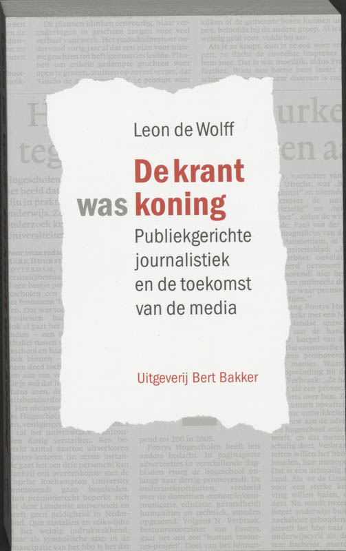 Omslag van De krant was koning