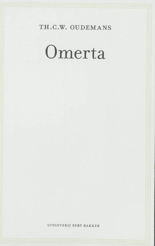 Omslag van Omerta