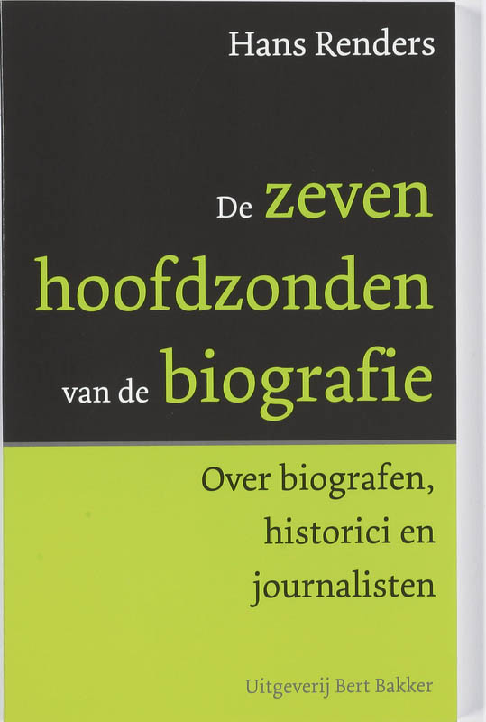 Omslag van De zeven hoofdzonden van de biografie