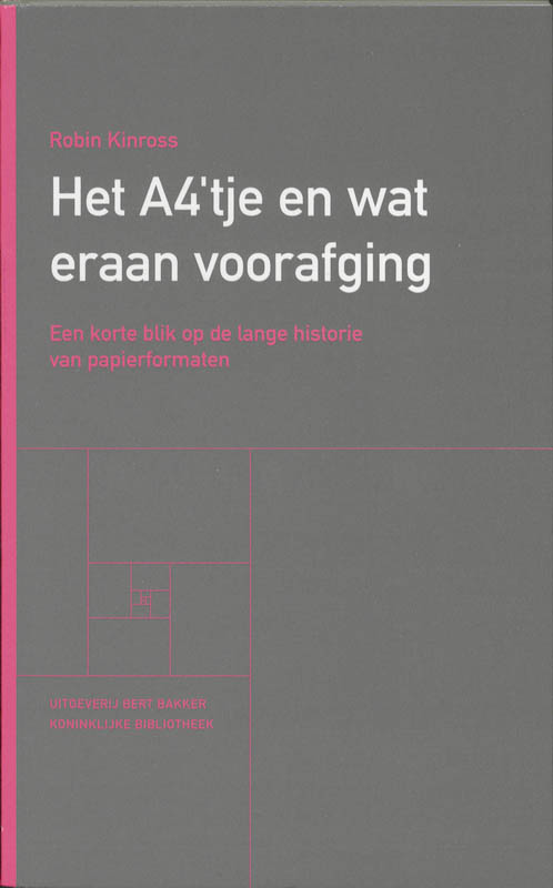 Omslag van Het A4-tje en wat eraan vooraf ging