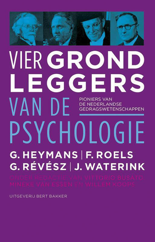 Omslag van Vier grondleggers van de psychologie