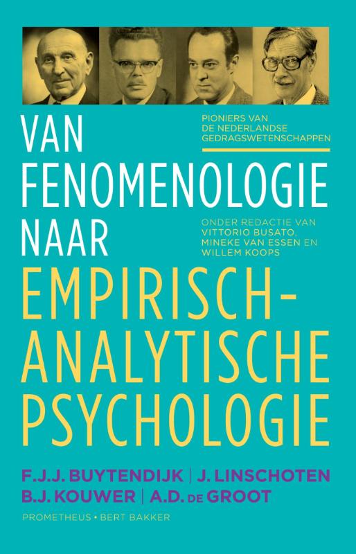 Omslag van Van fenomenologie naar empirisch-analytisch psychologie