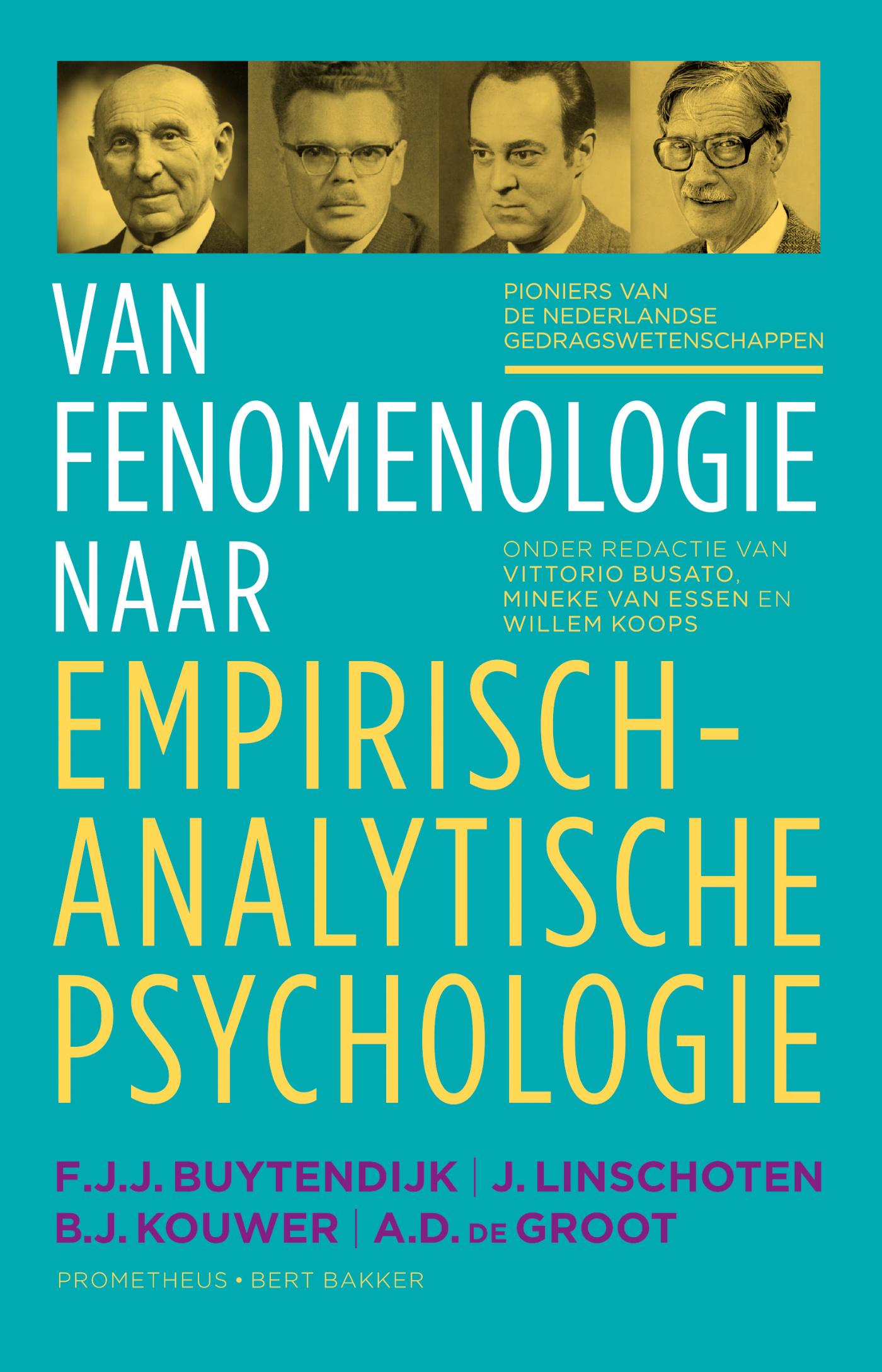 Omslag van Van fenomenologie naar empirisch-analytische psychologie