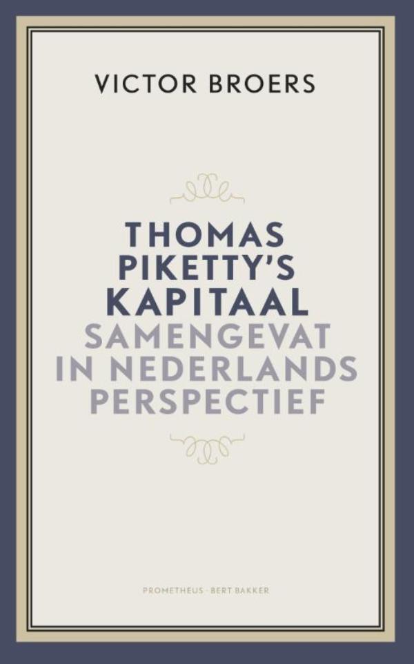 Omslag van Thomas Piketty's kapitaal