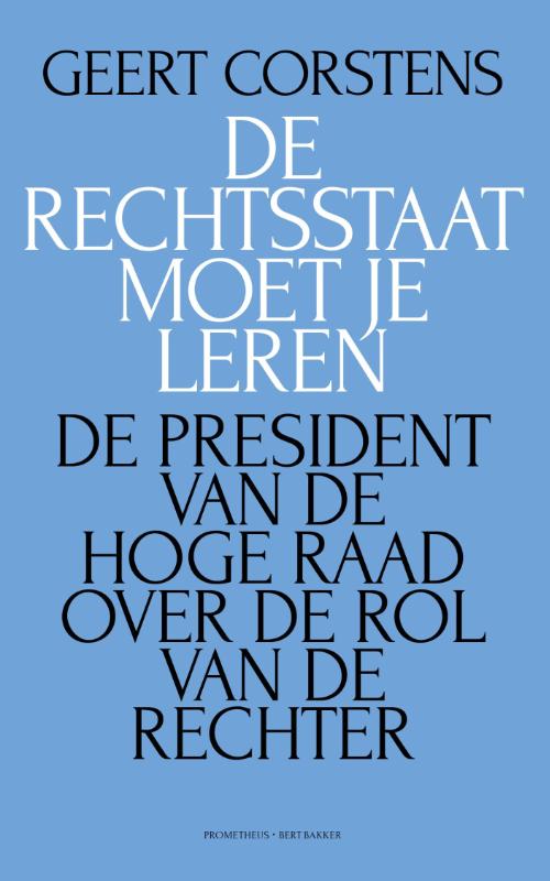 Omslag van De rechtsstaat moet je leren