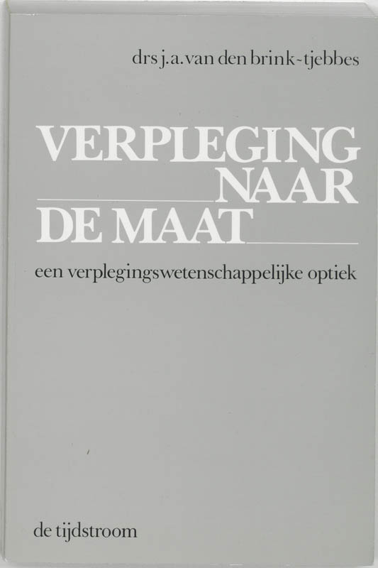 Omslag van Verpleging naar de maat