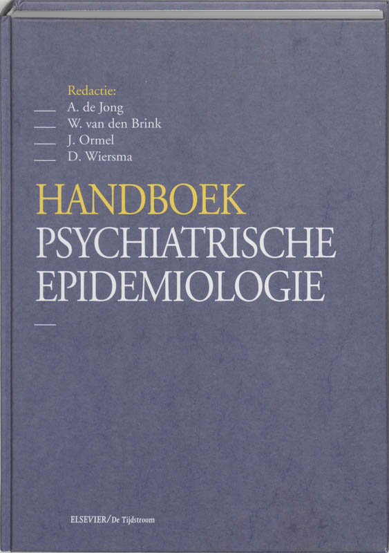 Omslag van Handboek psychiatrische epidemiologie