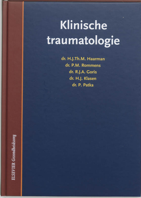 Omslag van Klinische traumatologie