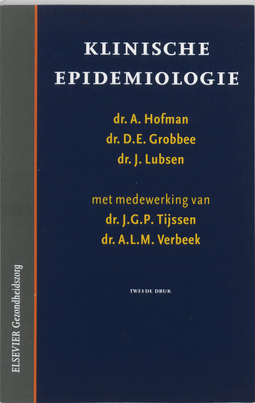 Omslag van Klinische epidemiologie