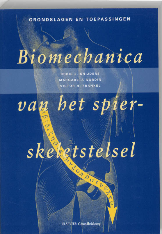 Omslag van Biomechanica van het spier-skeletstelsel