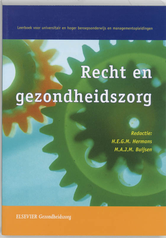 Omslag van Recht en gezondheidszorg