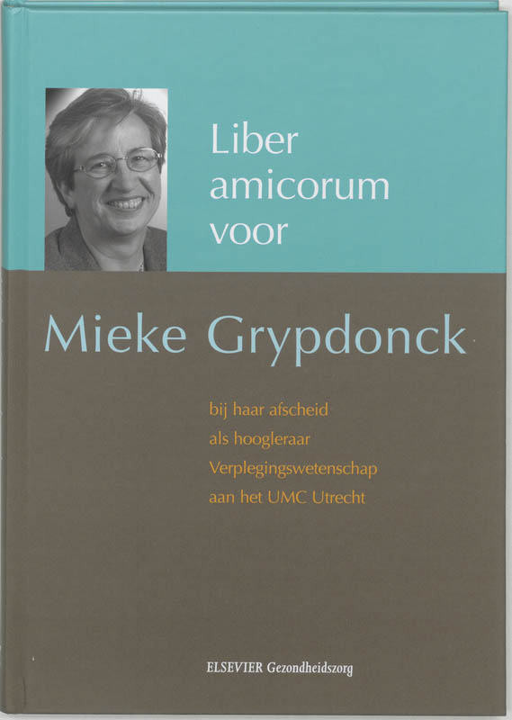 Omslag van Liber amicorum voor Mieke Grypdonck