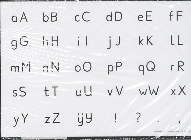 Omslag van Cijfer/Letterkaart