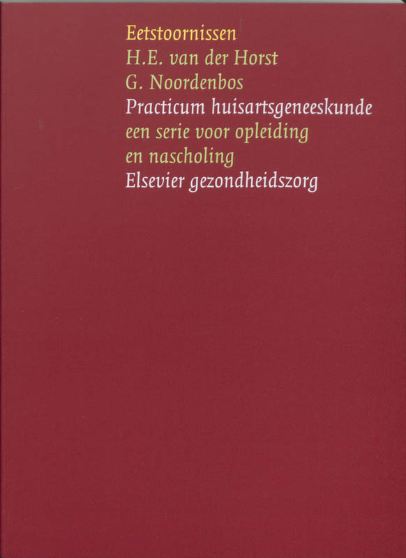 Omslag van Eetstoornissen