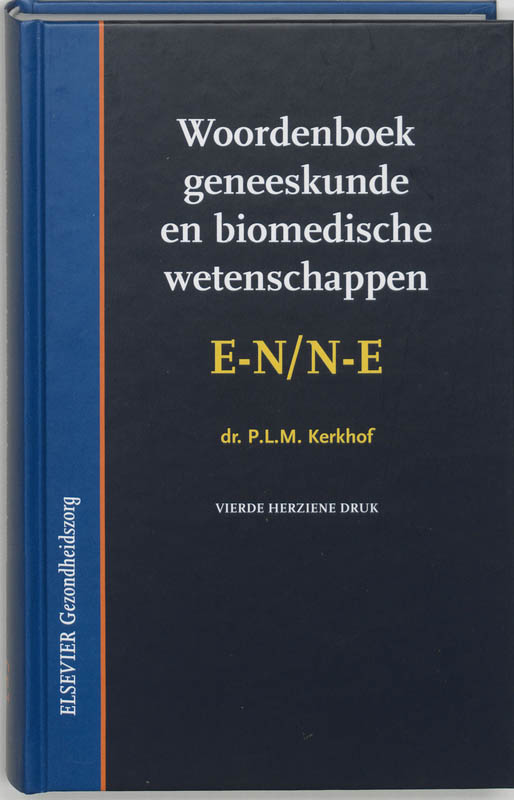 Omslag van Woordenboek geneeskunde en Biomedische wetenschappen EN/NE