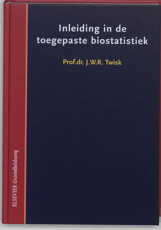 Omslag van Inleiding in de toegepaste biostistiek