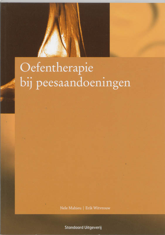 Omslag van Oefentherapie bij peesaandoeningen