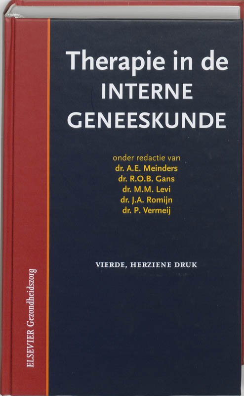 Omslag van Therapie in de interne geneeskunde