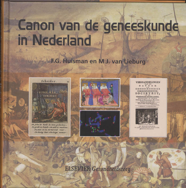 Omslag van Canon van de geneeskunde in Nederland