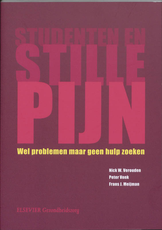 Omslag van Studenten en stille pijn