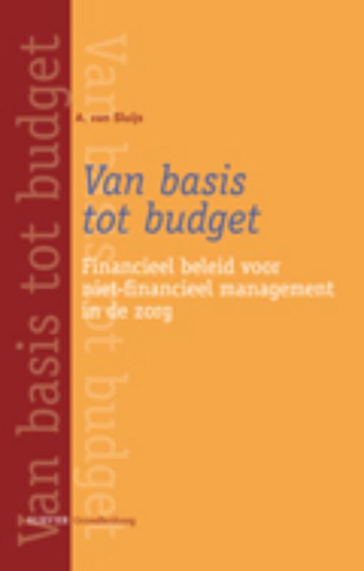 Omslag van Van basis tot budget