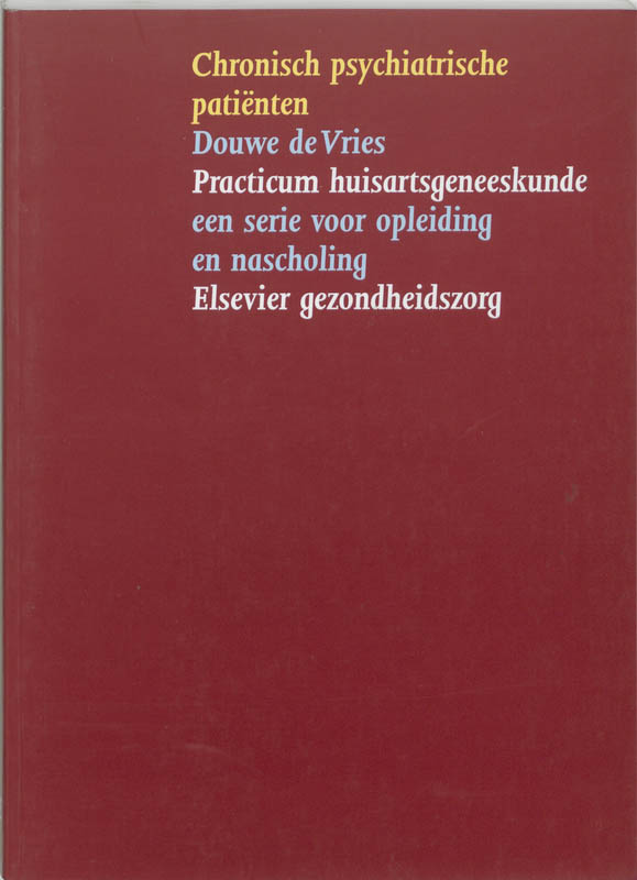 Omslag van Chronisch psychiatrische patiënten@
