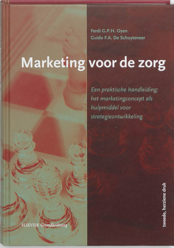 Omslag van Marketing voor de zorg @