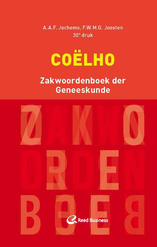 Omslag van Coelho zakwoordenboek der geneeskunde